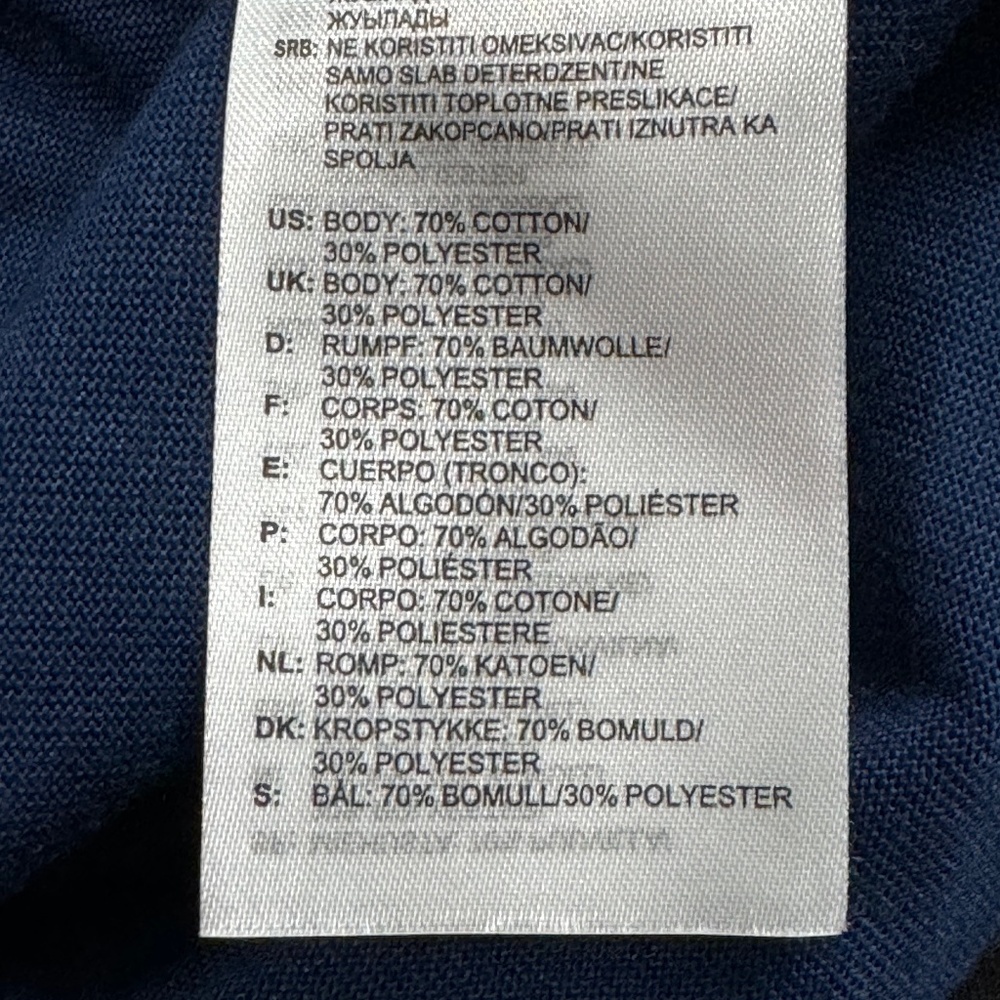 Adidas Navy Sweatshirt Hoodie - Picture 11 of 12